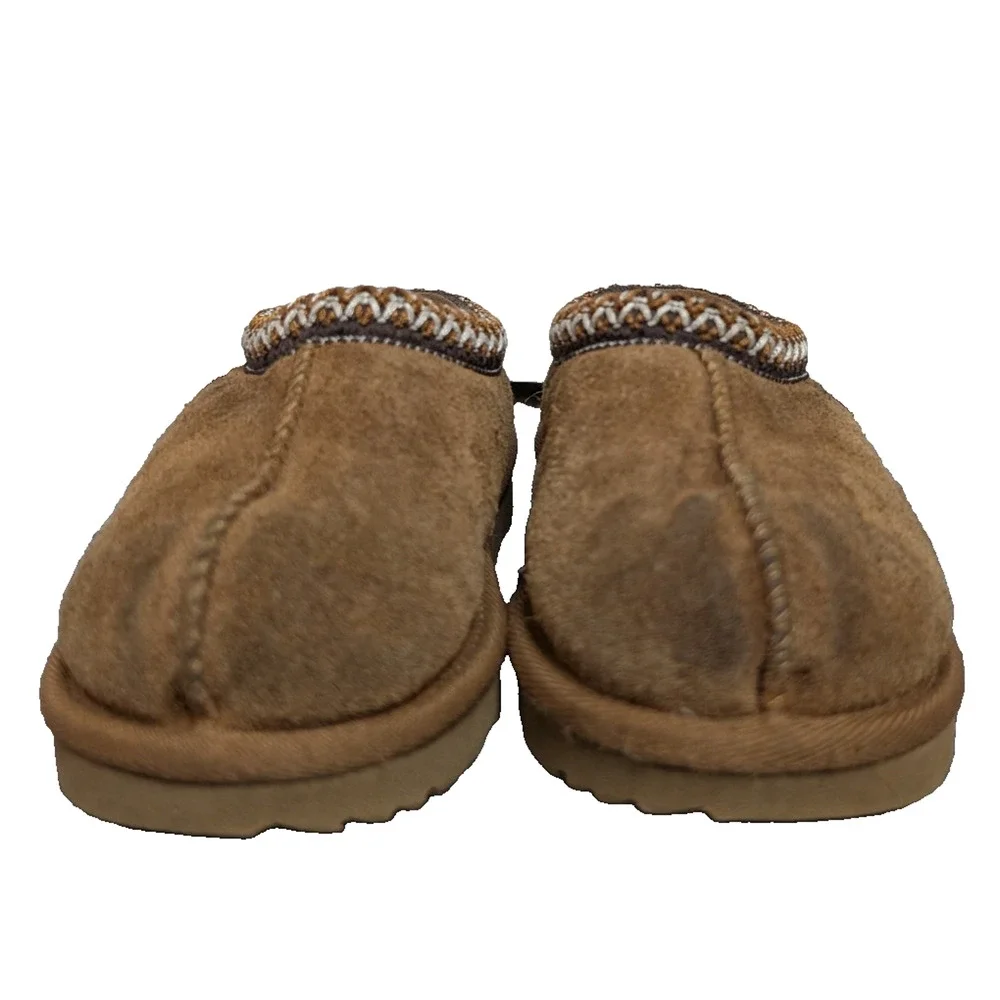 Ugg Tazz Slip On Little Girls 9 Toddler Brown Sherpa Lined Cozy Platform Suede